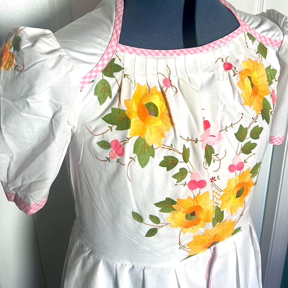 Custom made Vintage Embroidered dress